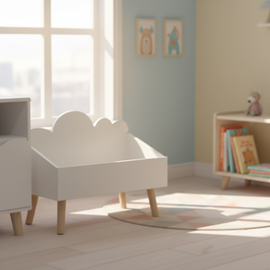 Armoire de <span class=keywords><strong>rangement</strong></span> Cloud pour enfants avec espace de <span class=keywords><strong>rangement</strong></span> en bois pour salon - Product Image 2