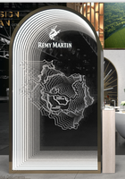 Boîte à lumière LED avec miroir infini de forme personnalisée et enseigne publicitaire au néon pour bars - Marque Caamatech