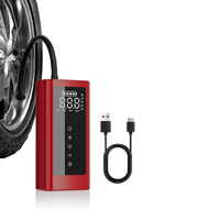 Compresseur d'air portable pompe de gonflage de pneu de voiture 150PSI gonfleur de pneu pompe à air de voiture sans fil avec lumière LED