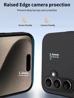 Étui de téléphone portable antichoc en fibre de carbone texturée magnétique résistant aux chutes adapté à Infinix Note 60 Pro Pininfarina