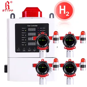 جهاز مراقبة تسرب الهيدروجين rtt2 جهاز إنذار صناعي ثابت بمحتوى hpp كاشف غاز H2