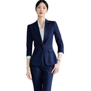 Women's Suit Set Polyester Slim Fit Elegant Anti-Wrinkle Autumn Formal Wear - Product Image 5