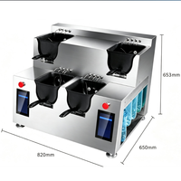 Machine de cuisson entièrement automatique pour nouilles frites, riz sauté, pâtes, friture à agitation automatique en forme de U pour la restauration asiatique à emporter