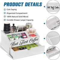 Usine Offres Spéciales Tassimo Panier Noir En Bois Bambou Café Keurig K Tasses En Bois Dosettes Capsules Boîte Titulaire pour Dolce Gusto