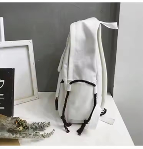 Fashion School <b>Bag</b> Female <b>College</b> Students' Backpack High School <b>Bags</b> Simple Canvas Backpack - Product Image 4