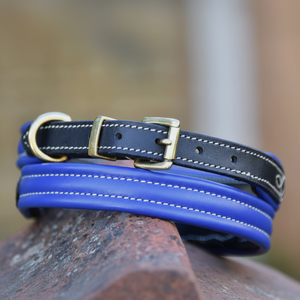 Elegante Collar de Cuero Premium para Perro con Acabado de Tachuelas, Diseño Simple y Lujoso, para Perros Pequeños y Grandes, Duradero, Transpirable y Ecológico - Product Image 1