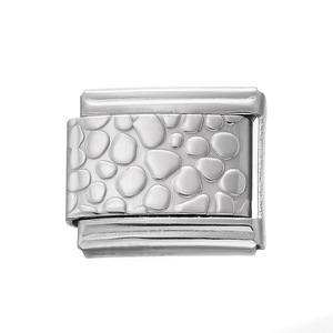 Pulseras de eslabones de cadena de moda Charm Punk DIY Módulo elástico simple Acero inoxidable Hombres y mujeres Pulseras de joyería fina Brazaletes - Product Image 5