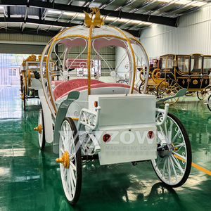 Calèche royale électrique Citrouille de Cendrillon - Nouvelle Arrivée Décoration professionnelle personnalisable pour fêtes et mariages à vendre - Product Image 6