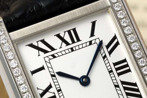 Reloj mecánico automático moderno y elegante, correa de cuero con estampado de cocodrilo negro, bisel con incrustaciones de diamantes - Product Image 3