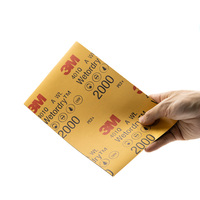 Papel de lija 401Q bien conocido, alta tasa de utilización, protección del medio ambiente, papel de lija húmedo o seco para coche