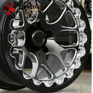 ล้อ Beadlock ขนาด 17 18 นิ้ว ผลิตจากอะลูมิเนียมฟอร์จ สำหรับรถแข่ง Drag Racing จำนวน 2 คู่ สำหรับ Dodge Srt Hell Cat <span class=keywords><strong>Ford</strong></span> F150 <span class=keywords><strong>Mustang</strong></span> <span class=keywords><strong>Gt</strong></span> - Product Image 2