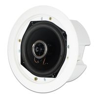 Speaker Ceiling Flush Mount TIANLAI CLS 717 dengan Grille Mesh Putih untuk Instalasi Sistem Audio Latar Belakang Rumah