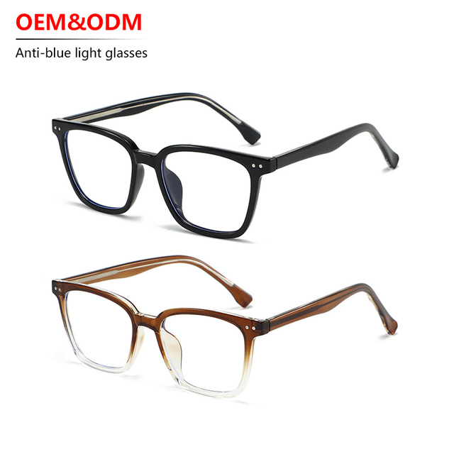 Fashion Retro 2026 Trendy TR90 Material Optical Eyeglasses Frames High Quality Blue Light Blocking Myopia Glasses