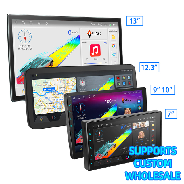 7/9/10/12/13 Inch Android 13 2 Din Portable Car Radio Stereo Head Unit with Amplifier and GPS