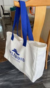 New High Quality Custom 16oz Organic Recyclable Plain Cotton Shopping Tote Bag Canvas Tote Bag With Custom Printed Logo - Product Image 3