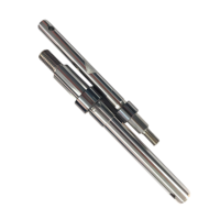 Axe de moteur fileté usiné sur mesure OEM, usinage de précision CNC, tournage, perçage, pièce usinée en aluminium et acier inoxydable