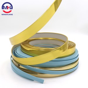 Accessoires de meubles MH <span class=keywords><strong>Profil</strong></span>é flexible en forme de <span class=keywords><strong>U</strong></span> en <span class=keywords><strong>PVC</strong></span> de 7.5 à 25mm avec <span class=keywords><strong>profil</strong></span> de bordure de surface brillante - Product Image 4