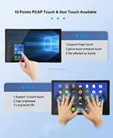 Tablet PC Panel Sentuh Android 10.1 Inci RK3566/3568/3288/3399, PC Industri Android All-in-One untuk Mesin Penjual Otomatis