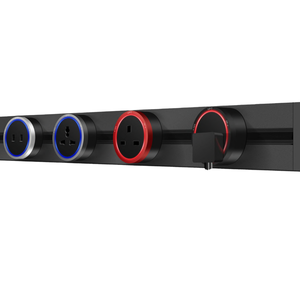 Ray ray điện âm tường bằng nhôm cho nhà bếp, bộ chuyển đổi âm tường di động, công tắc âm bàn, ổ cắm điện - Product Image 4