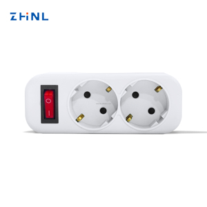 2 Outlet một chuyển đổi an toàn EU 2 Pin EU Điện mở rộng châu Âu điện cắm <span class=keywords><strong>Adapter</strong></span> <span class=keywords><strong>Adapter</strong></span> phổ ổ cắm cắm <span class=keywords><strong>Adapter</strong></span> - Product Image 3