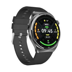 Hot Selling Am05 1.43Inch Sport Heath Monitoring Mode Smart Watch Aangepast Bt Call Met Microfoon Amoled Smartwatch