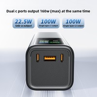 Layar Warna TFT Alloy Lintas-Batas, Tampilan Digital, Pengisian Daya Cepat PD100W Berdaya Tinggi, Power Bank Laptop