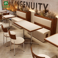 Nouvelle arrivée de meubles personnalisés pour café et restaurant ensemble de table de stand et de chaises pour café en bois massif