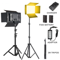 Lampe de studio LED professionnelle U600 U800 à intensité variable pour studio, diffusion en direct, enregistrement vidéo, tournage TikTok
