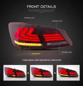 High Sales Standards 2013-2016 for Hon-da <strong>Acc</strong>-ord 9th Generation LED <strong>Headlamps</strong> Full LED Taillights 36W Power 12V New Auto Parts - Product Image 5