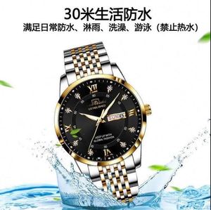 Nuevo Reloj de Cuarzo Deportivo Casual de Ocio para Hombre, Cronógrafo con Correa de Acero Inoxidable, Esfera Grande y Agujas Luminosas - Product Image 2