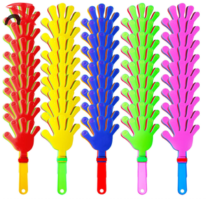 Clapets de main de fabricants de bruit en plastique colorés pour des événements sportifs Fiesta Birthday Game Rewards Cheers - Product Image 2