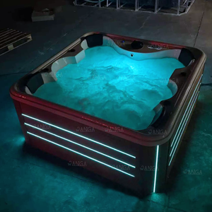 Jacuzzi extérieur Piscine extérieure <span class=keywords><strong>Bain</strong></span> à remous 6 personnes Spa de nage avec Balboa <span class=keywords><strong>Jardin</strong></span> Bains à remous Spa Kit de bains à remous - Product Image 4