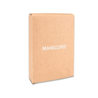 Kits de voyage en acier inoxydable pour le toilettage des ongles 18 pièces ensemble de manucure avec boîte magnétique