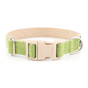 <span class=keywords><strong>Collar</strong></span> de Perro de Lujo de Suministro Directo, <span class=keywords><strong>Collar</strong></span> de Entrenamiento para Mascotas Sostenible de Lino Puro y Poliéster Reflectante para Perros Grandes, Medianos y Pequeños - Product Image 2