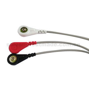 Eendelige <span class=keywords><strong>Ecg</strong></span> Kabel Met 3-ld Snap 12ft Rechte Connector 6pin - Product Image 5