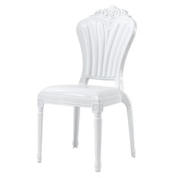 Chaises de banquet d'hôtel en plastique PP blanc, prix d'usine en gros, pour la décoration d'événements et de mariages