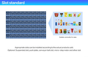 Distributeur automatique S4 XY pour marchandises fragiles avec écran tactile de 21,5 pouces, capacité de 20 à 150 unités, refroidissement par compresseur - Product Image 4