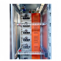 Armoire de commutation basse tension GCS AC, panneau de distribution d'énergie modulaire, construction en acier laminé à froid/acier inoxydable