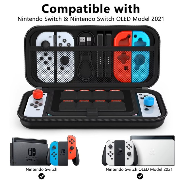 Portable Hand Storage EVA Carry Case for Nintendo Switch Protective Shell for Switch OLED Accessory for Video Game Players
