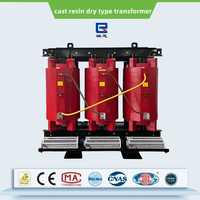 Transformateur de type sec en résine moulée 300KVA 1500KVA 2500KVA 11KV à 400V Prix de trois transformateurs de puissance de type sec