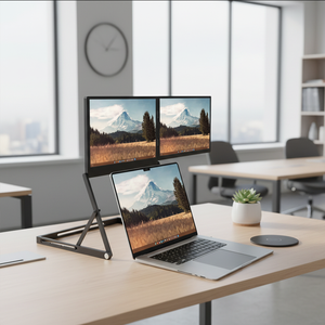 Monitor Portátil Profesional de Diseño Personalizado de 15.6 Pulgadas con Pantalla Triple FHD IPS, Extensión Dual para Trabajo de Ingeniería y Científico - Product Image 4