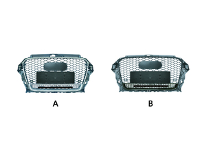 Red central RS3 modificada S3 para <span class=keywords><strong>Audi</strong></span> <span class=keywords><strong>A3</strong></span>, rejilla de parachoques delantero celular mejorada, Material ABS - Product Image 3