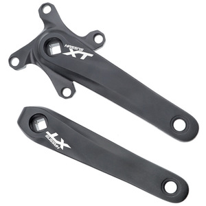 <span class=keywords><strong>Bielas</strong></span> para Bicicleta de Montaña <span class=keywords><strong>XT</strong></span> con Eje Cuadrado, Dientes Positivos y Negativos, 104BCD, Disco Único Modificado, 9/10/11 Velocidades - Product Image 4