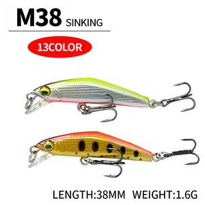 Señuelo de Pesca Artificial SNEDA de 38 mm y 1.6 g, Hundimiento Rápido, para Pesca en Barco, Trucha, Salmón, Lucio, Bacalao, Carpa - Product Image 6
