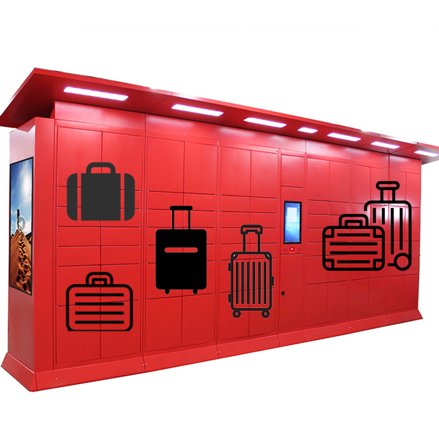 High School Automation Digital Pin Code Smart Phone Luggage Storage Locker With Face Recognition Barcode