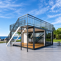 Maison conteneur préfabriquée mobile sur mesure pour café, isolée, écologique, avec certification CE