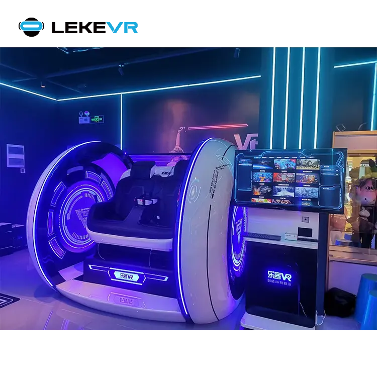LEKE VR Franchise Business 9D Virtual Reality Game Machine VR 7D 5D 9D Motion Cinema Chair