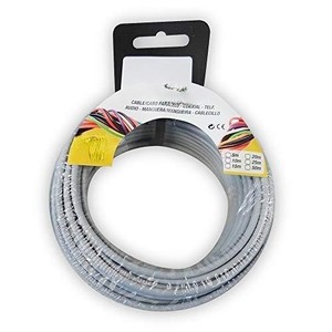 Cable eléctrico H07Z1-K de 1,50 mm, gris, 15 m, ideal para conexiones eléctricas y uso en instalaciones temporales. - Product Image 1