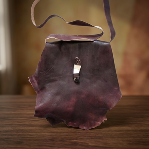 Maleta de Mano de Cuero Genuino Marrón Oscuro con 4 Ruedas y Estilo Vintage - Product Image 1