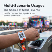 Porte-clés RFID NFC, Carte, Bracelet, Paiement par puce sans contact pour Accès sans espèces et Contrôle d'accès Social